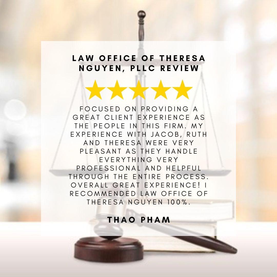 5-Star Law Firm Review - Renton, WA - Google My Business Thao Pham