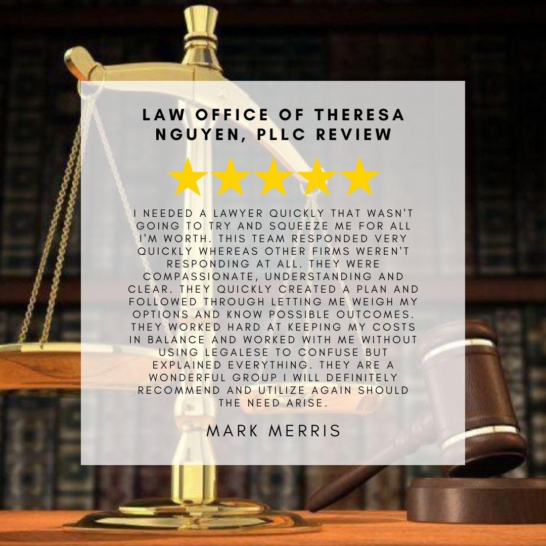 5-Star Law Firm Review - Renton, WA - Google My Business Mark Merris