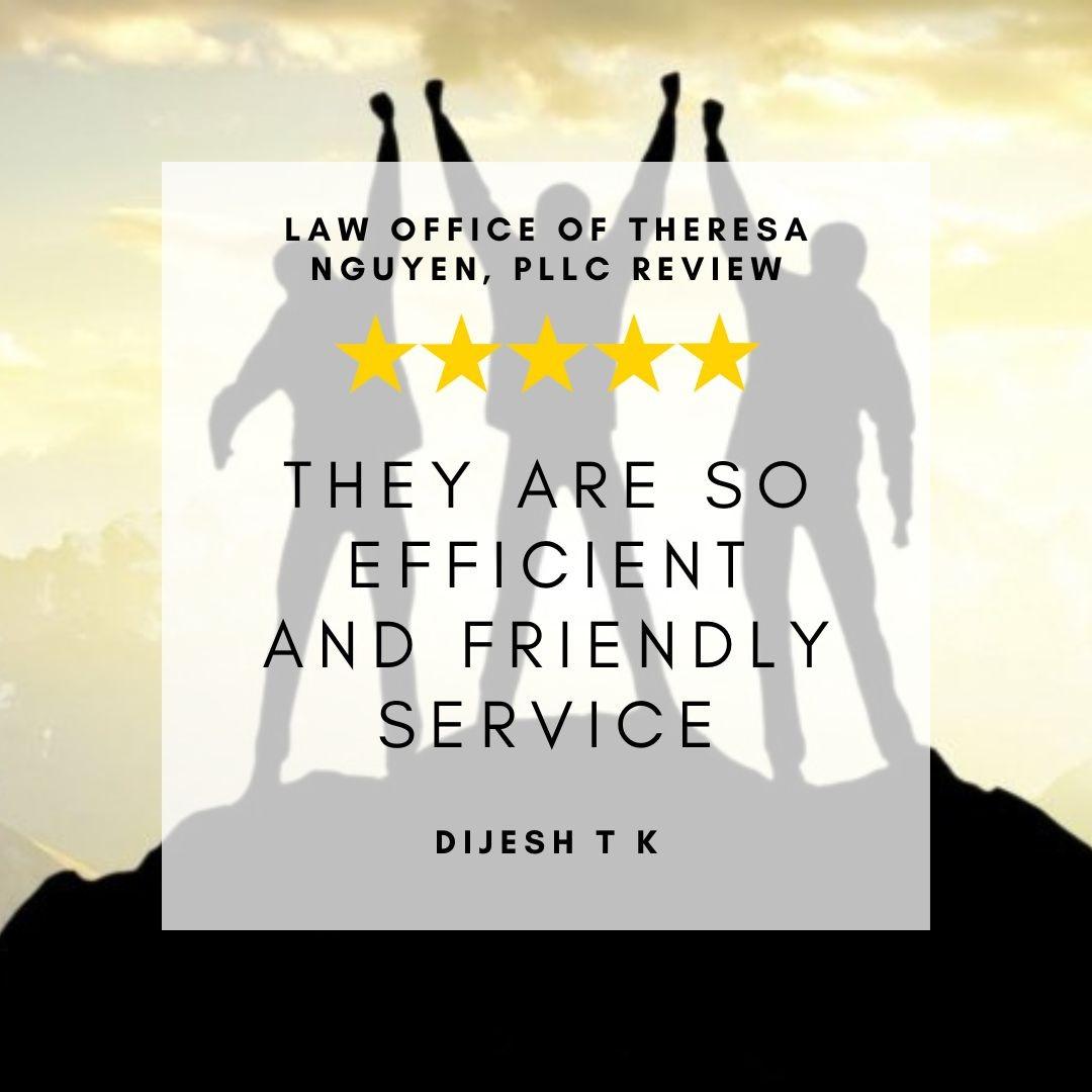 5-Star Law Firm Review - Renton, WA - Google My Business Dijesh T K